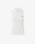 Malbon Claudia Sleeveless Polo - White