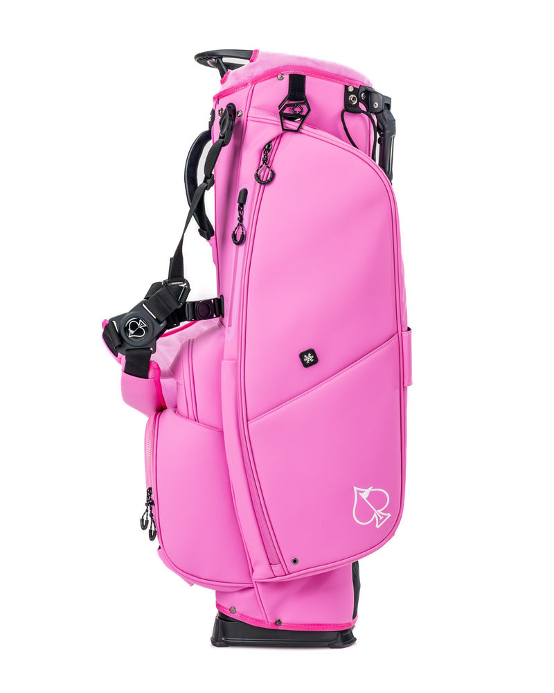 Pins and Aces Player Preferred™ 5 Way Golf Bag - BUBBLEGUM 2.0