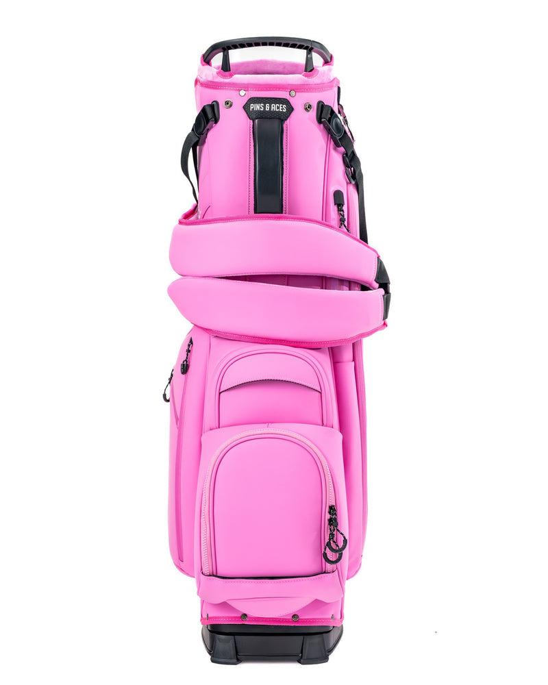 Pins and Aces Player Preferred™ 5 Way Golf Bag - BUBBLEGUM 2.0