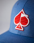 Pins and Aces Performance Spade Hat - Blue