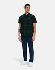 Ghost Golf Spectator Plaid Polo