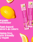 Ultima Replenisher Pink Lemonade Electrolyte Hydration Sticks - 20 Serving Stick Packs