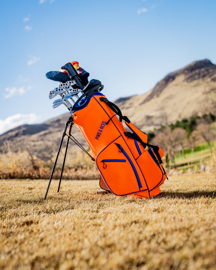 Pins and Aces Player Preferred™  14 Way Golf Bag - Orange Crush