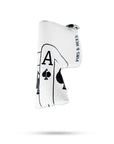 Pins and Aces White Out Ace of Spades Blade Putter Cover