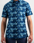 Pins and Aces Pins and Aces Electric Camo Polo