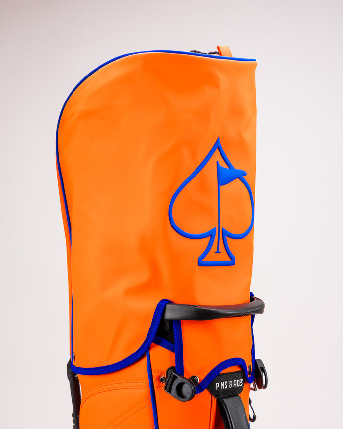 Pins and Aces Player Preferred™  14 Way Golf Bag - Orange Crush