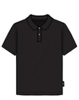 Malbon Evergreen Performance Pique Polo - Black