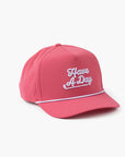 Breezy Golf Have A Day Pink Rope Hat